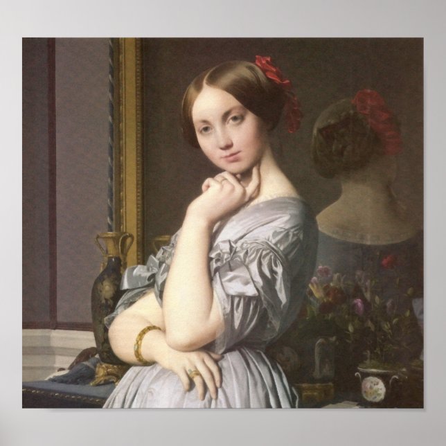 Comtesse d'Haussonville (Detail), Ingres Poster (Vorne)