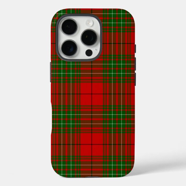 Comyn tartan red kariert Case-Mate iPhone hülle (Rückseite)