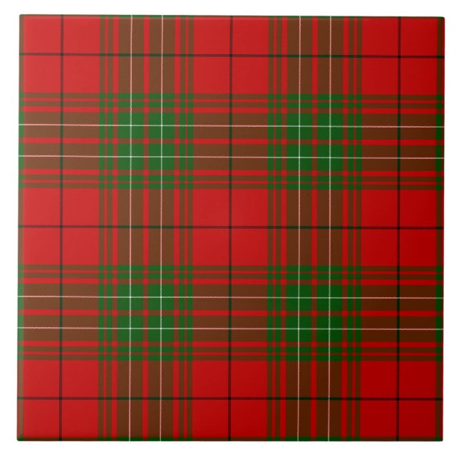 Comyn tartan red kariert fliese (Vorderseite)