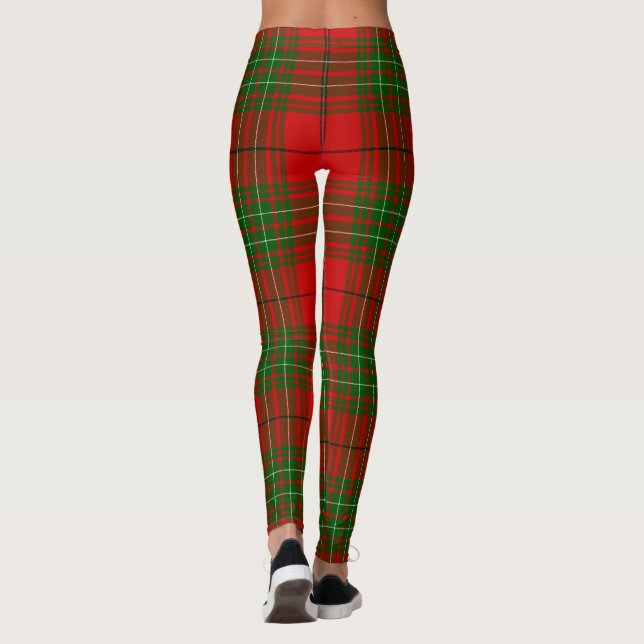 Comyn tartan red kariert leggings (Rückseite)