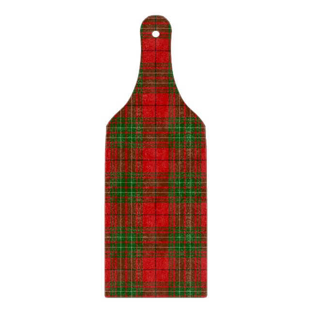 Comyn tartan red kariert schneidebrett (Vorderseite)