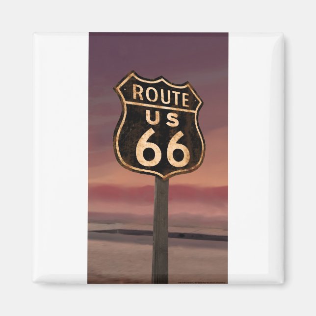 CON02CRFC-Route 66.tif Magnet (Vorne)