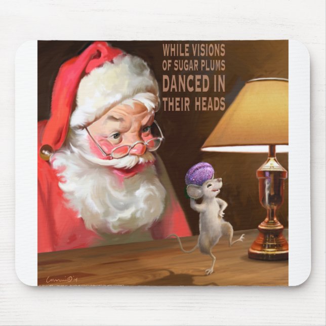 CON32 Sankt 2 Zucker Plums.tif Mousepad (Vorne)