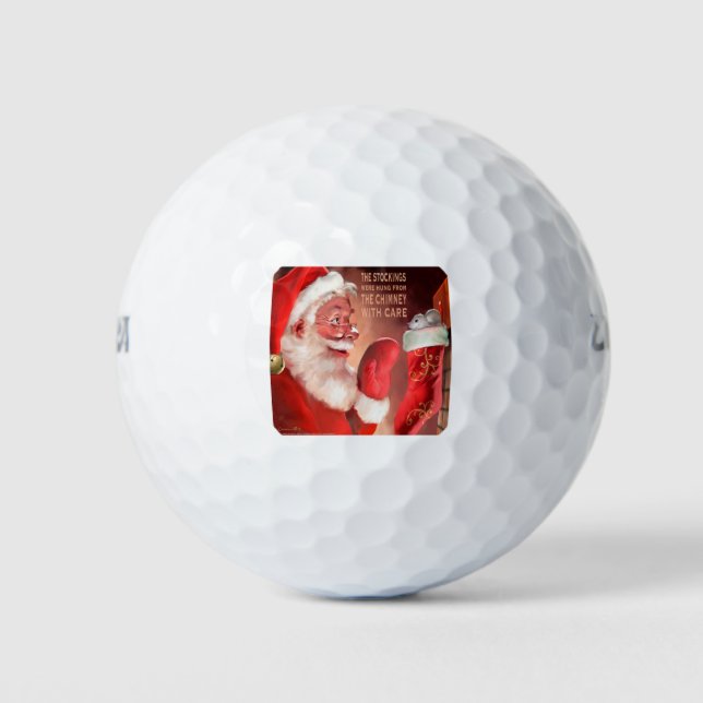 CON33 Santa 3 Strumpfs.tif Golfball (Vorderseite)