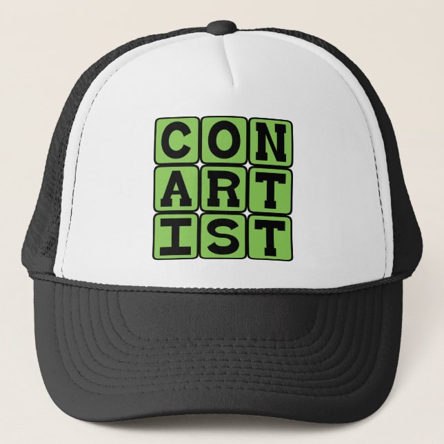 Con Artist, Confidence Man Truckerkappe (Vorderseite)