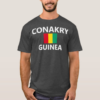 Conakry Guinea Flag City T-Shirt