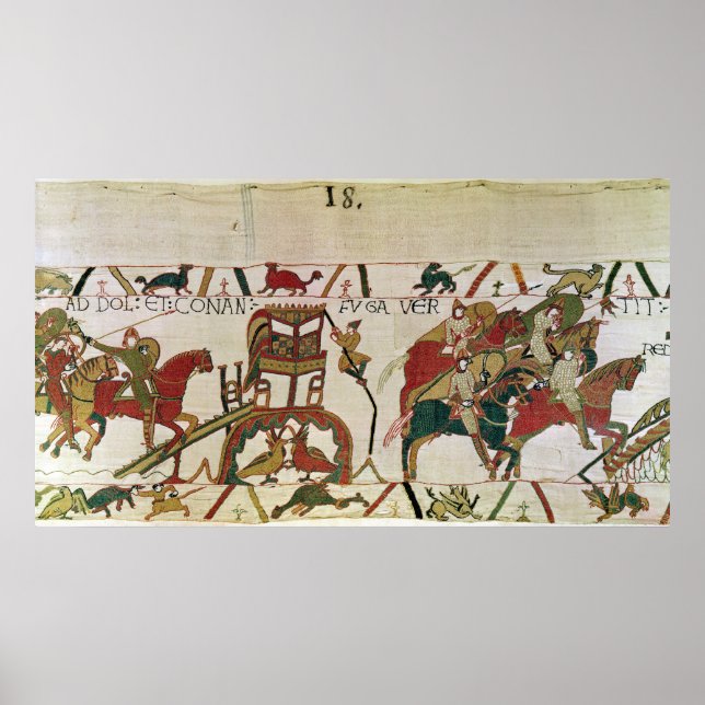 Conan flieht, Herzog William's Ritter kämpfen Poster (Vorne)