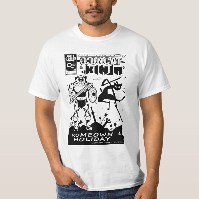 Concat & Kinja: Cait Comix T-Shirt (Vorderseite)