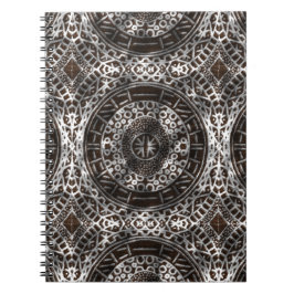 Concentric Circles African Tribal Print Schokolade Notizblock