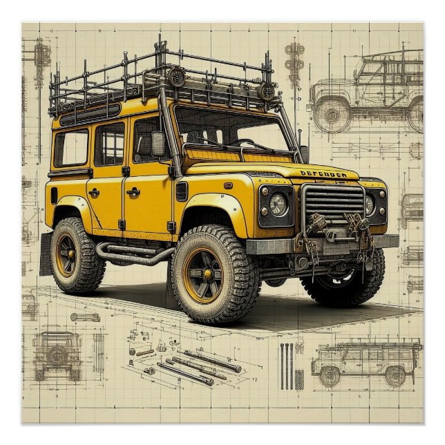 Concept Defender Glossy Poster (Vorderseite)