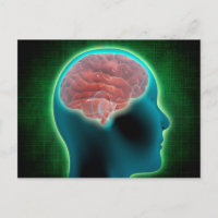 Concept Image of Female Body with Brain 2