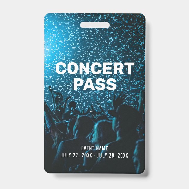 Concept Pass Foto Custom ID Abzeichen Ausweis (Vorderseite)