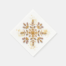 Concept Snowflake: Christmas Snowflake Napkins