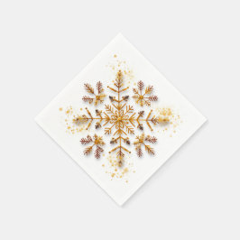 Concept Snowflake: Christmas Snowflake Napkins Serviette
