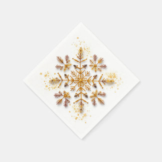 Concept Snowflake: Christmas Snowflake Napkins Serviette