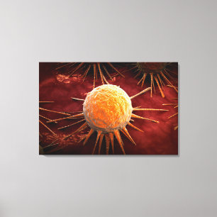 Conceptual Image of Cancer Virus 1 Leinwanddruck