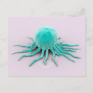 Conceptual Image of Cancer Virus 2 Postkarte