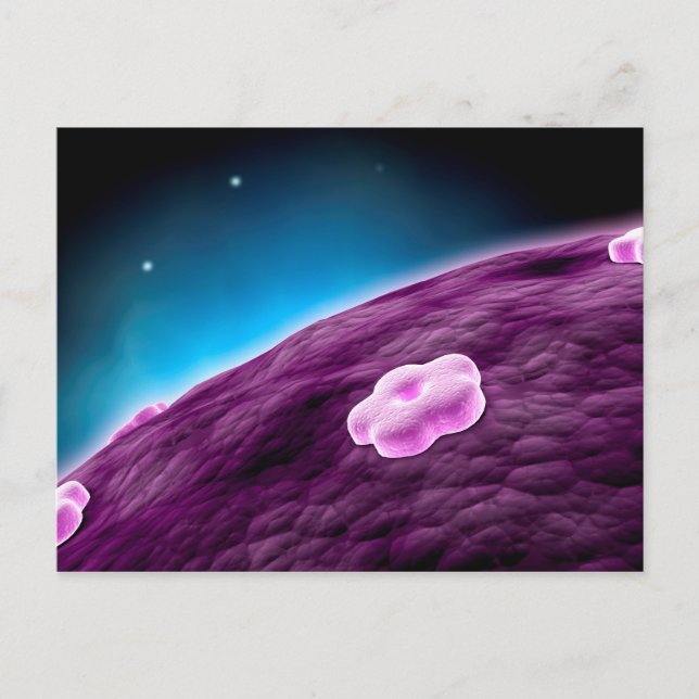 Conceptual Image of Cell Nucleus Postkarte (Vorderseite)