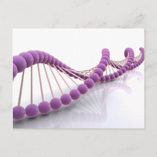 Conceptual Image of DNA 4 Postkarte