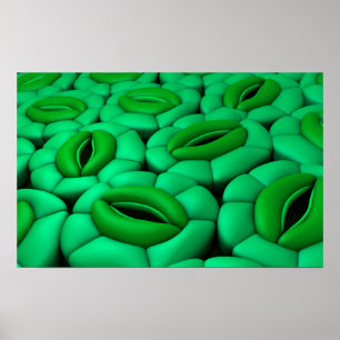 Conceptual Image of Stomata 1 Poster