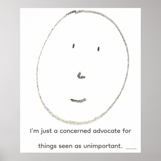 Concerned Advocate Poster (Vorne)