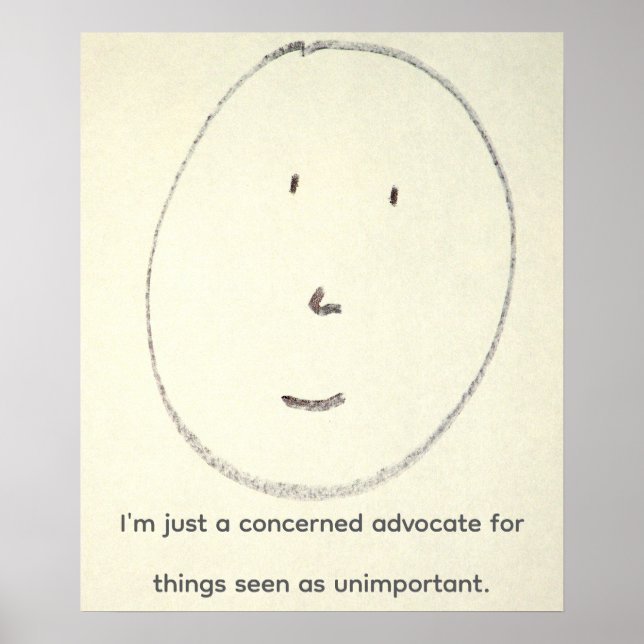 Concerned Advocate Poster (Vorne)