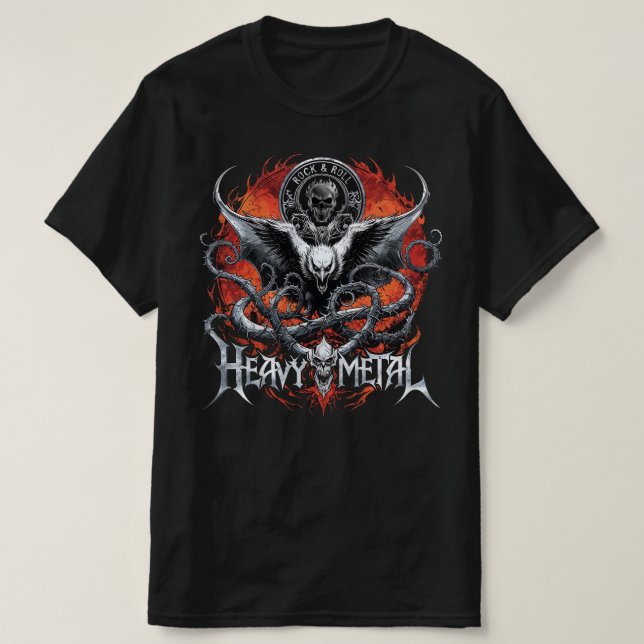 Concert Clothing Heavy Metal Wear Rock & Roll Band T-Shirt (Design vorne)