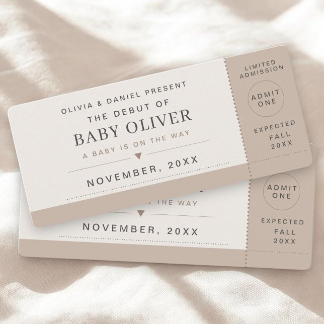 Concert Ticket Pregnancy Announcement (Von Creator hochgeladen)