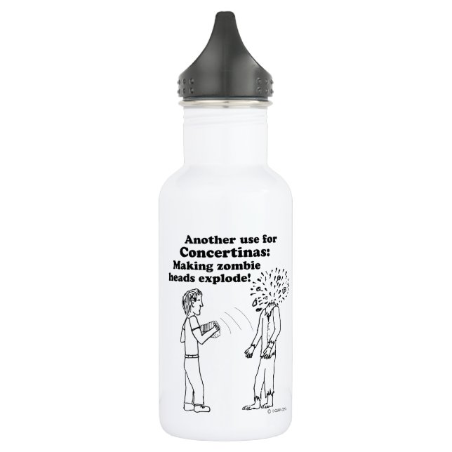 Concertina macht Zombies explodieren Edelstahlflasche (Links)