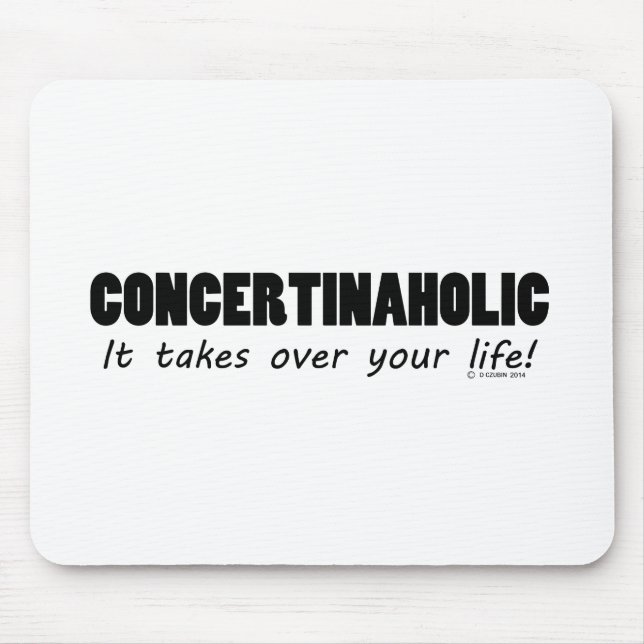 Concertinaholic Life Mousepad (Vorne)