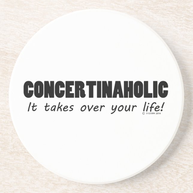 Concertinaholic Life Untersetzer (Vorne)