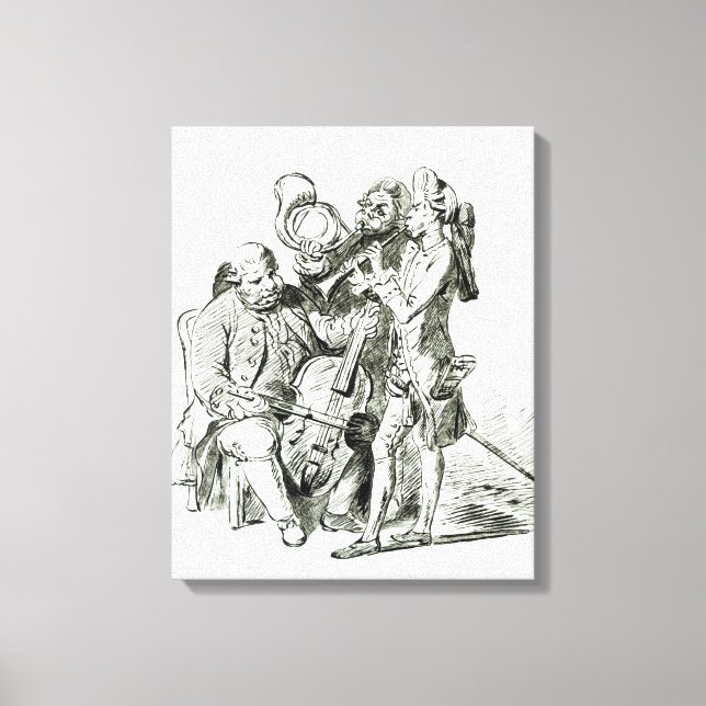 Concerto Spirituale, herausgegeben am 23. März 177 Leinwanddruck (Vorderseite)