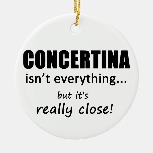 Concetina ist nicht alles keramikornament (Vorne)