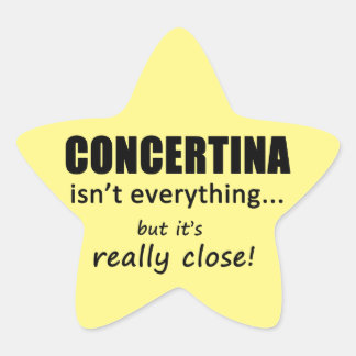 Concetina ist nicht alles Star Sticker