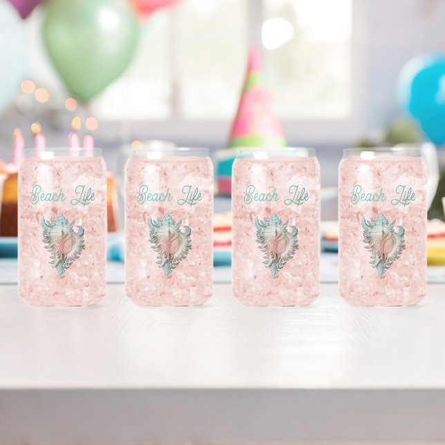 Conch Muschel "Beach Life" Dosenglas (Insitu (Geburtstag))