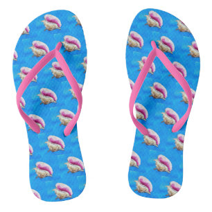 Conch-Muschel Flip Flops
