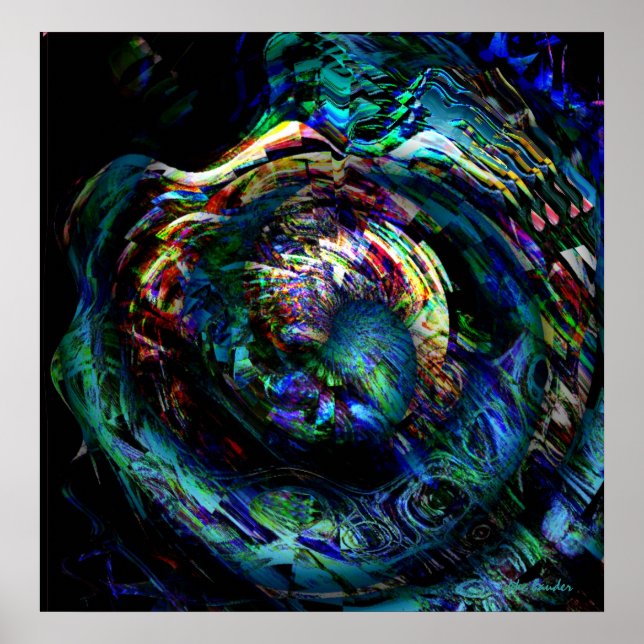 Conch-Muschel Poster (Vorne)