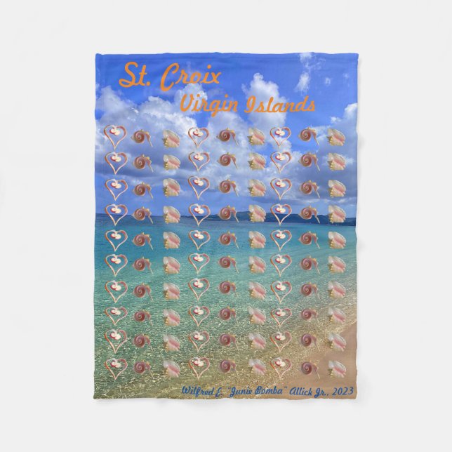 Conch Muschel Skulptur Fleece Blanket (Vorderseite)