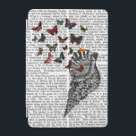 Conch Muschel und Schmetterlinge 2 iPad Mini Hülle<br><div class="desc">Tiere & Natur</div>