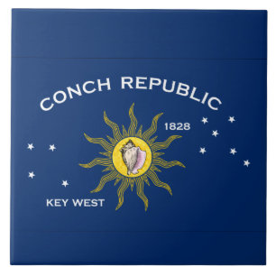 Conch Republic Flag Fliese