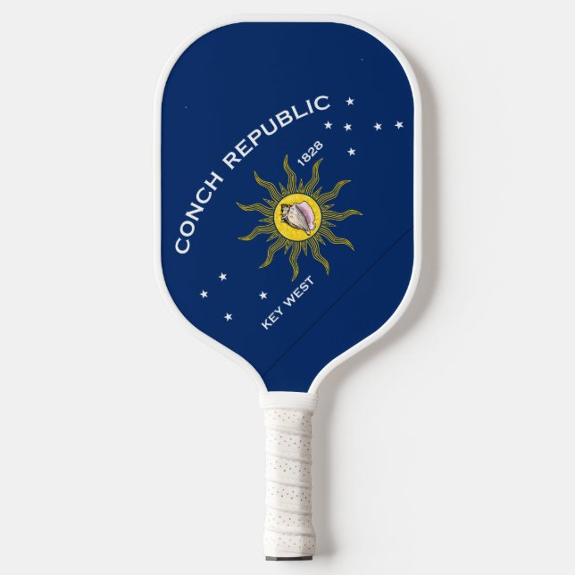 Conch Republic Flag Pickleball Schläger (Vorderseite)