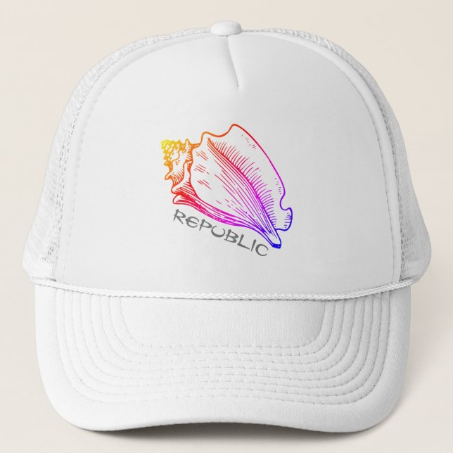 Conch Republic Hat Truckerkappe (Vorderseite)