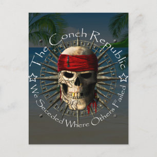 Conch Republic we Secedral Postkarte