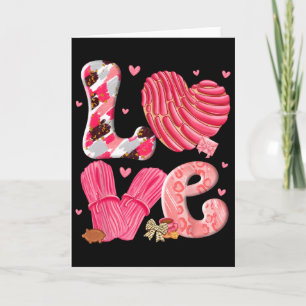 Concha Liebt Valentinstag Mexikanischer Süßer Pan  Karte