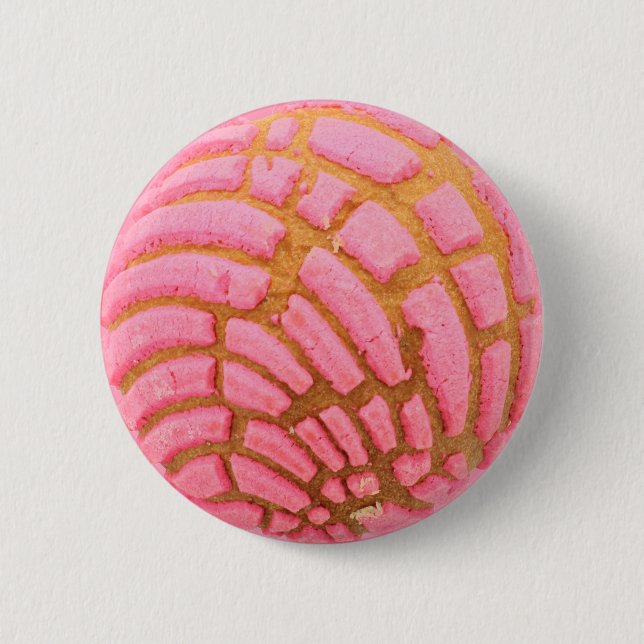 Concha Pan De Huevo Mexikanisches Brot Button (Vorderseite)