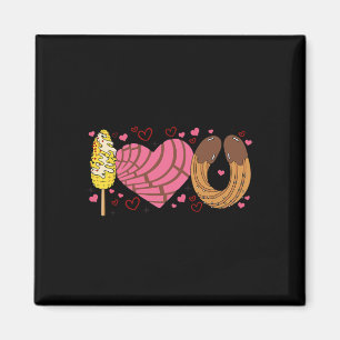 Conchas ich liebe dich Valentinstag mexikanischer Magnet