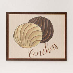 Conchas Mexican Pan Dulce Sweet Bread Panadería Puzzle