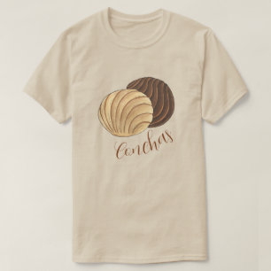 Conchas Mexican Pan Dulce Sweet Bread Panadería T-Shirt