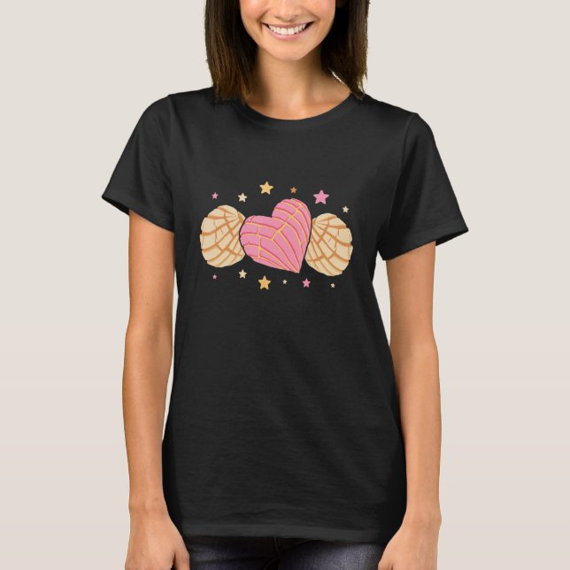 Conchas Pan Dulce Latina Mexican Mujer Concha Past T-Shirt (Vorderseite)