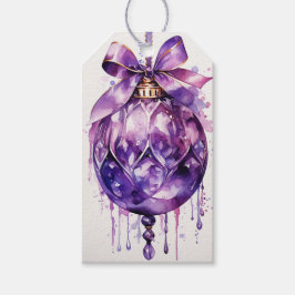 Concord Beauty: Lila schimmern Geschenkanhänger